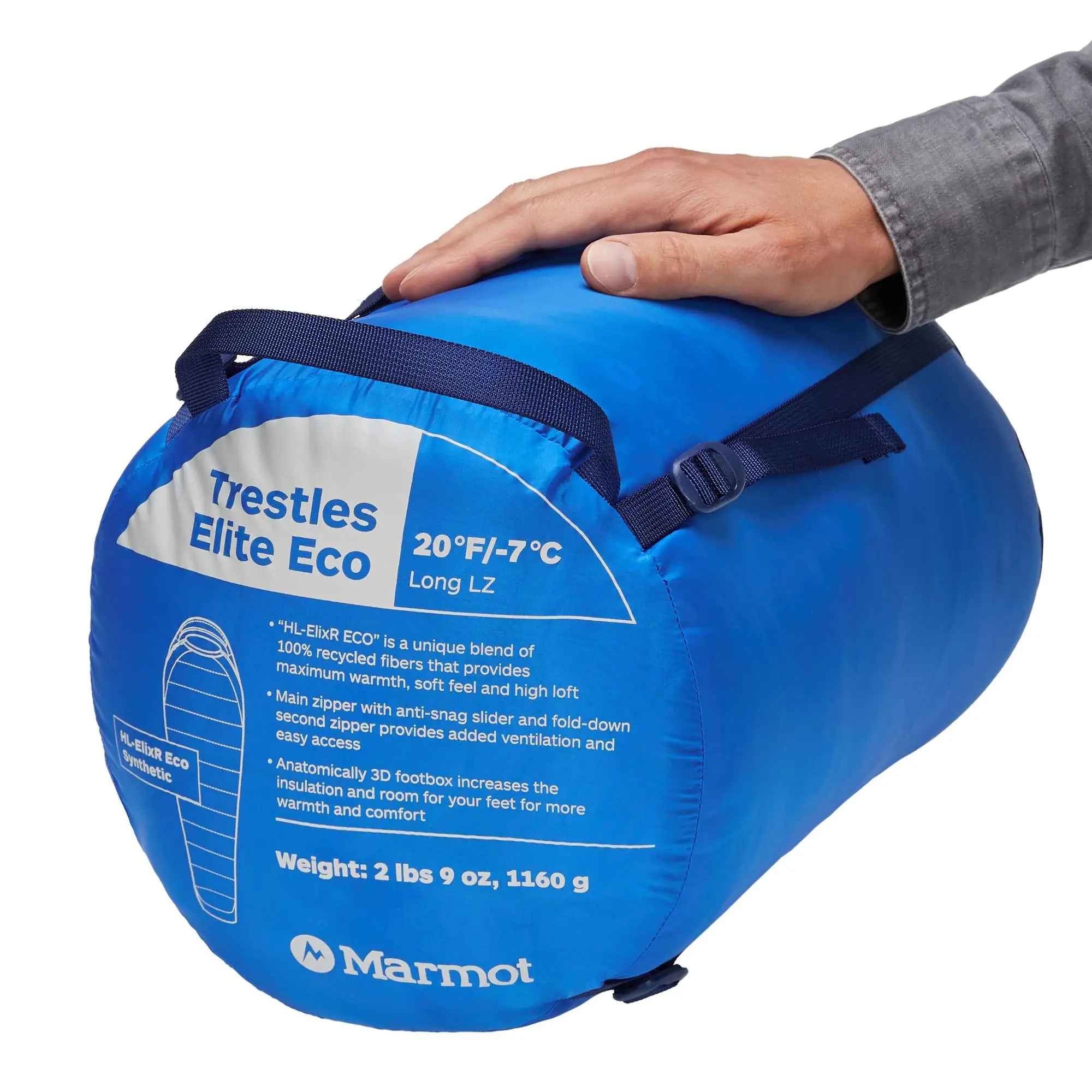 Marmot TRESTLES ELITE ECO 20 LONG Herren - Kunstfaserschlafsack – Bild 9