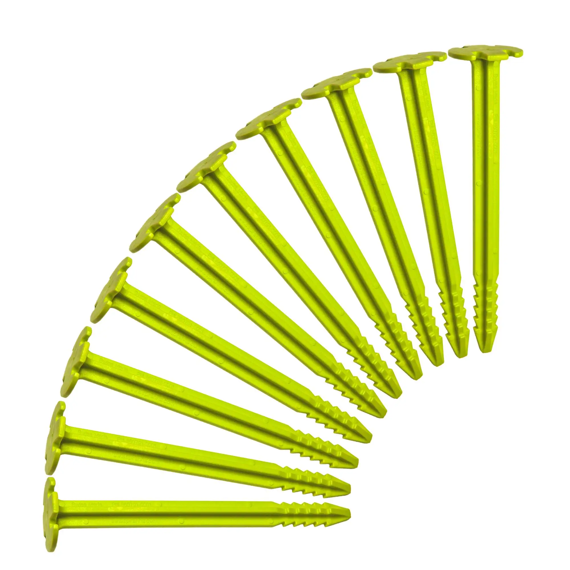 Swiss Piranha ZELTHERINGE 10ER-SET IM SÄCKLI - Zeltheringe