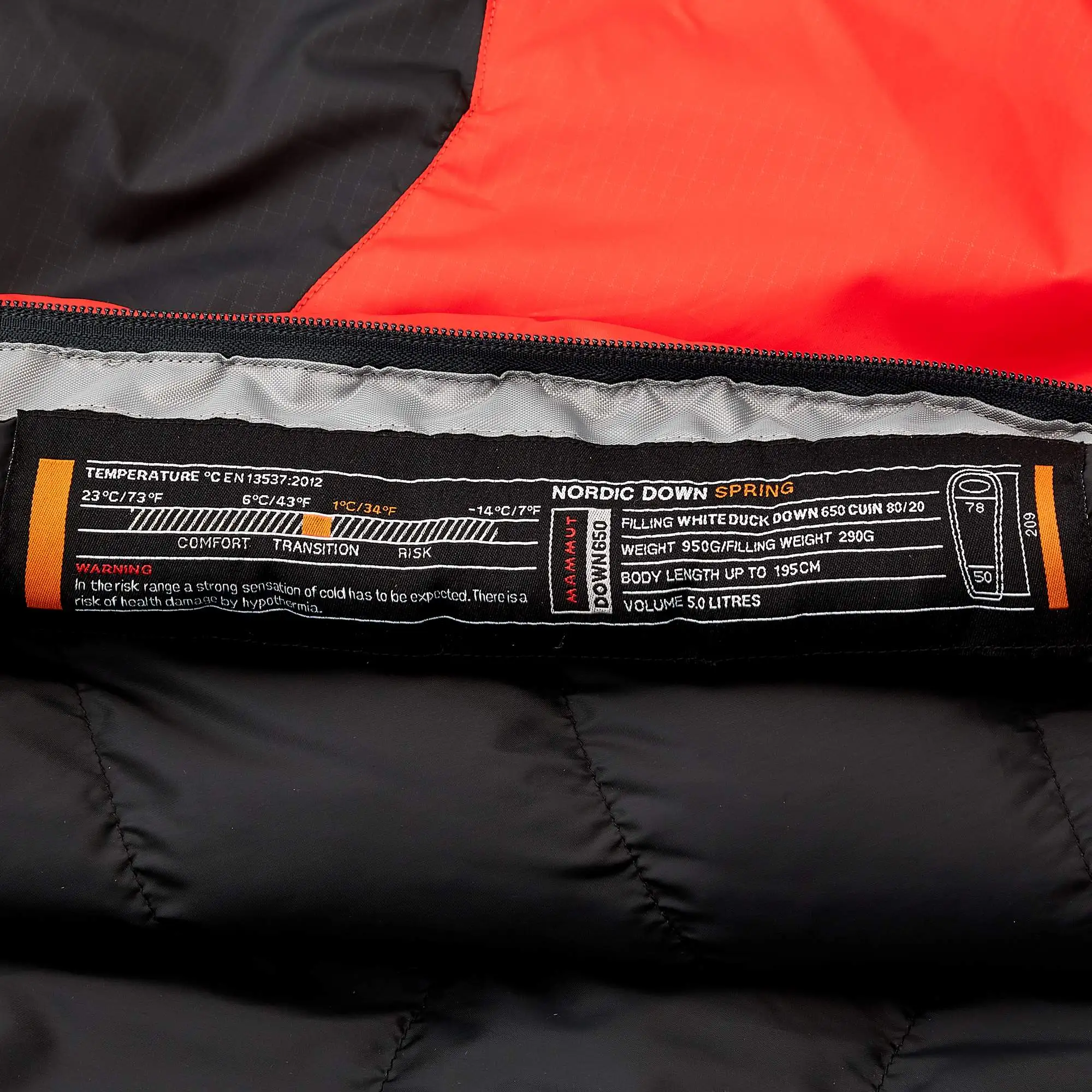 Mammut NORDIC DOWN SPRING - Sommerschlafsack – Bild 5