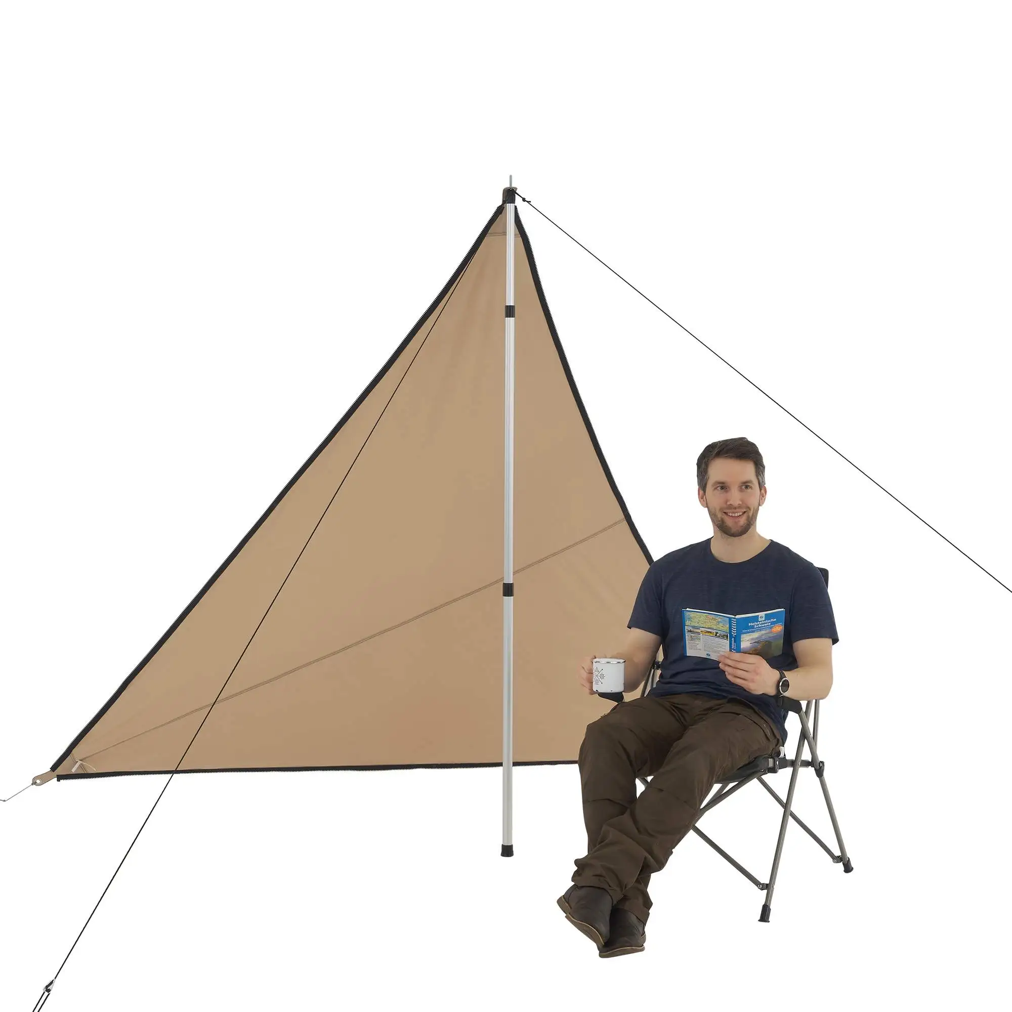 Bent VERBINDBARES SONNENSEGEL TC-ZIP-CANVAS SINGLE AFRIKA DESIGN - Tarp – Bild 2