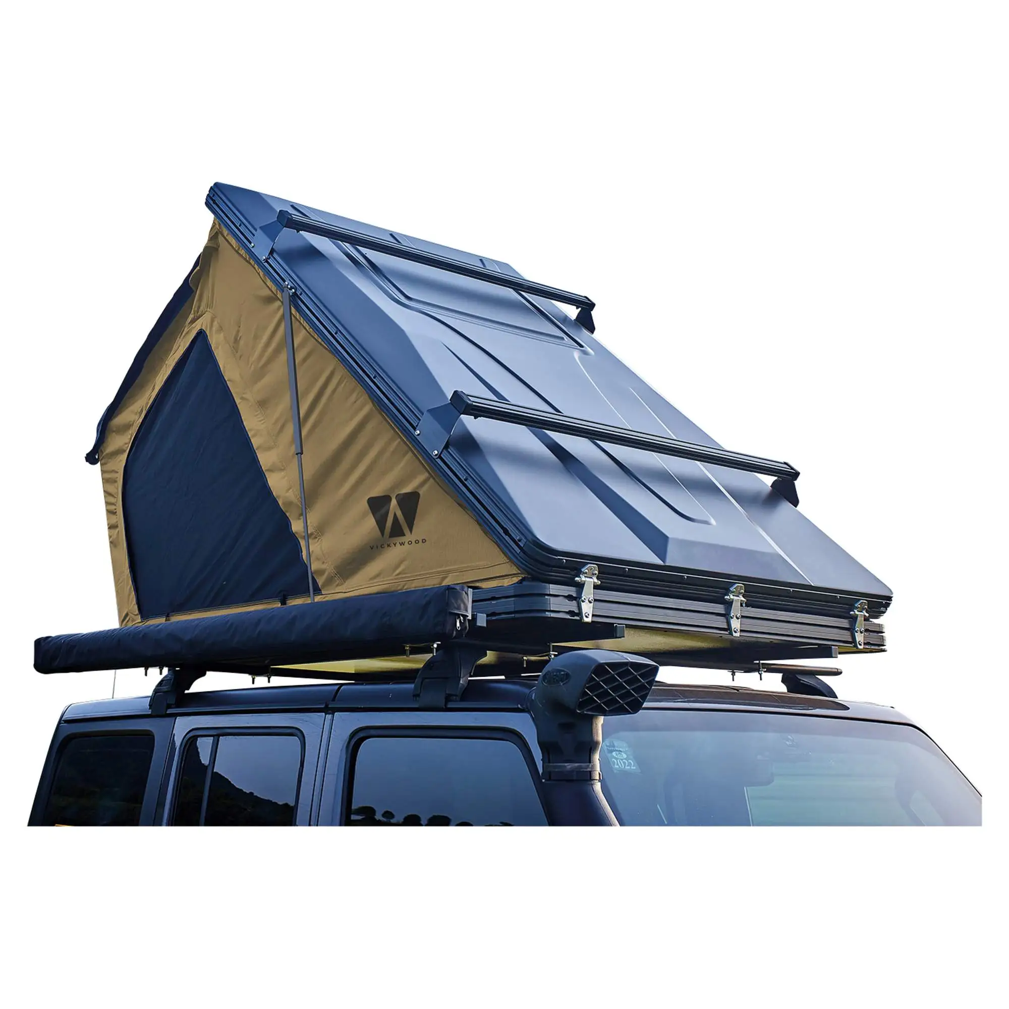 ALUMINUM HARD SHELL ROOF TENT CUMARU 135 - Dachzelt – Bild 2